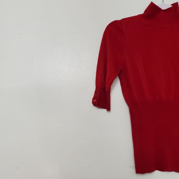 Express Sweater Turtle Neck Ladies Concept Red Small - Picture 6 of 11